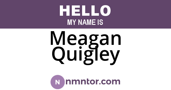 Meagan Quigley