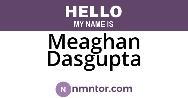 Meaghan Dasgupta
