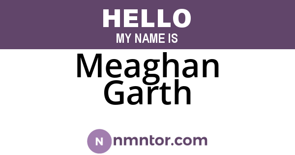 Meaghan Garth