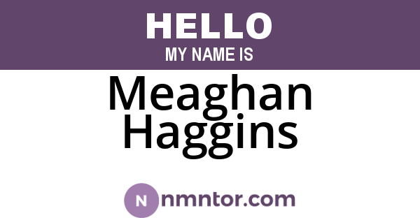 Meaghan Haggins