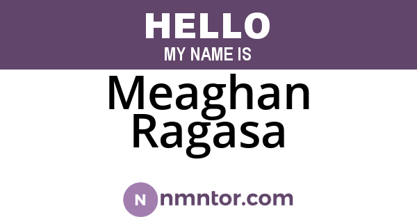 Meaghan Ragasa