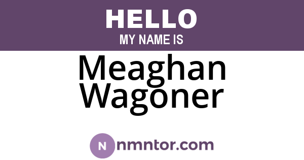 Meaghan Wagoner