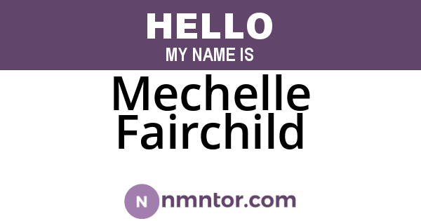 Mechelle Fairchild