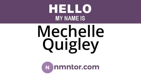 Mechelle Quigley