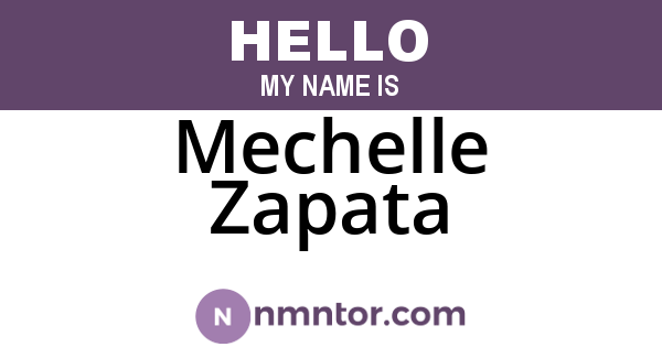 Mechelle Zapata
