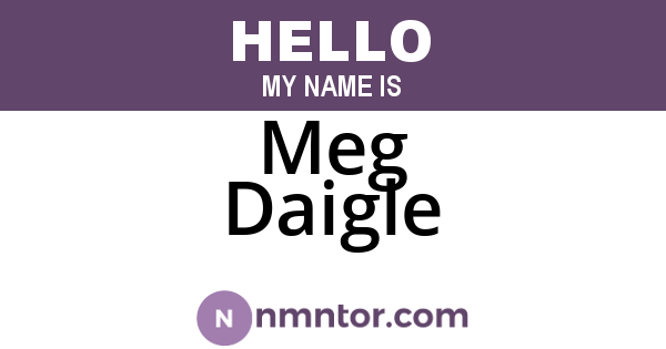 Meg Daigle