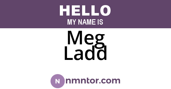 Meg Ladd