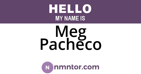 Meg Pacheco