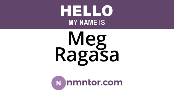 Meg Ragasa