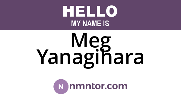 Meg Yanagihara