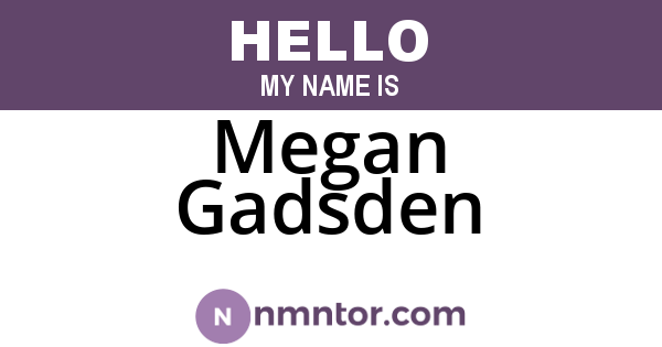 Megan Gadsden