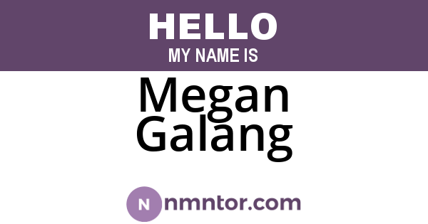 Megan Galang