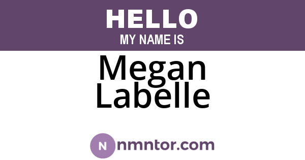 Megan Labelle