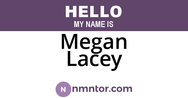Megan Lacey