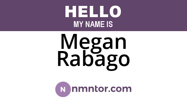 Megan Rabago