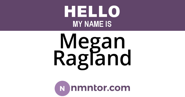 Megan Ragland