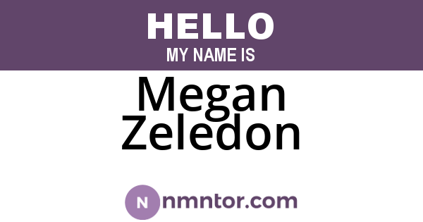 Megan Zeledon