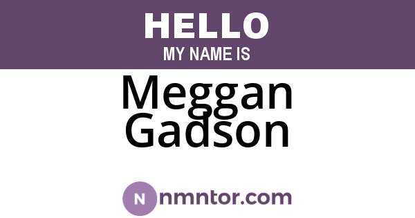 Meggan Gadson