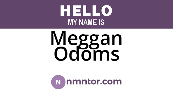 Meggan Odoms