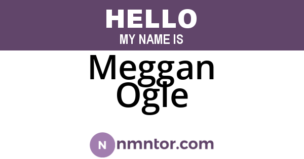 Meggan Ogle