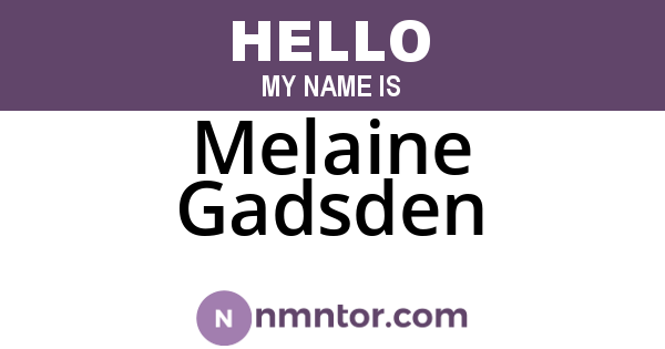 Melaine Gadsden