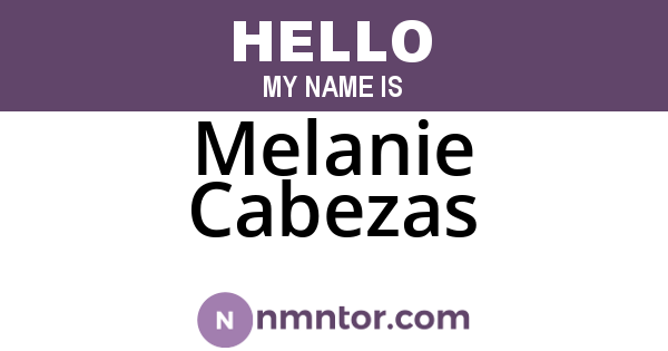 Melanie Cabezas
