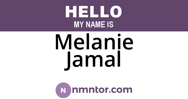 Melanie Jamal
