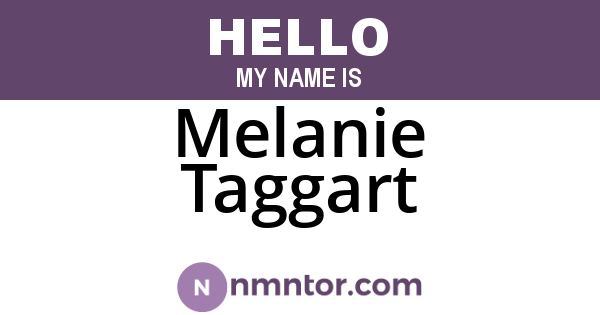 Melanie Taggart