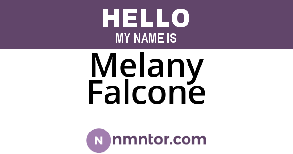 Melany Falcone