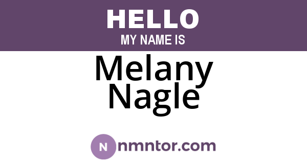 Melany Nagle