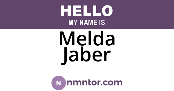 Melda Jaber