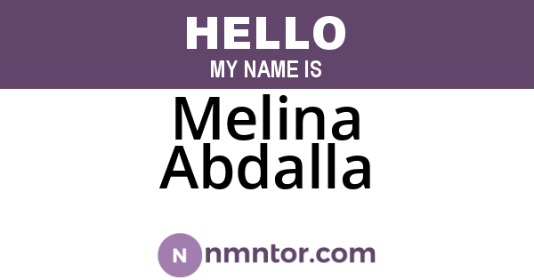 Melina Abdalla