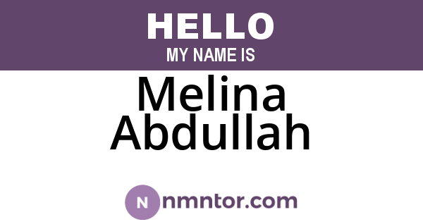 Melina Abdullah