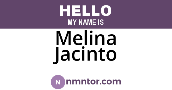 Melina Jacinto