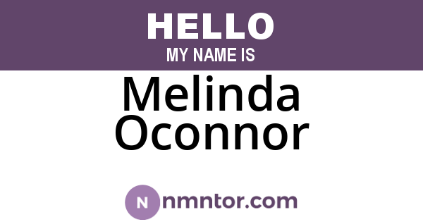 Melinda Oconnor