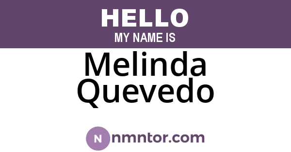Melinda Quevedo