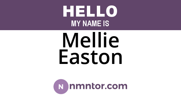 Mellie Easton