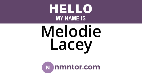 Melodie Lacey