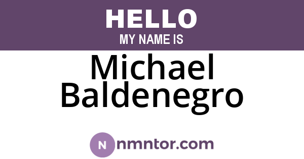 Michael Baldenegro