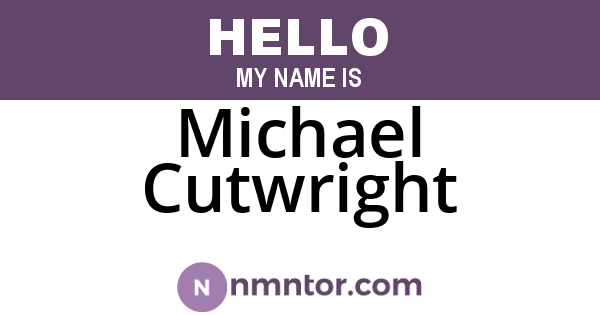 Michael Cutwright
