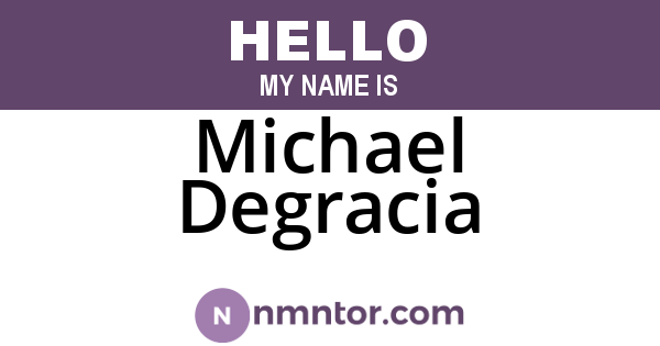 Michael Degracia