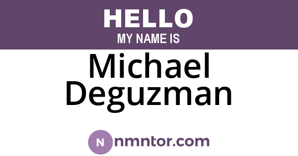 Michael Deguzman