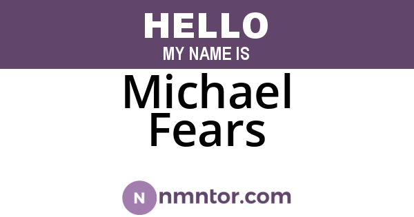 Michael Fears