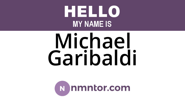 Michael Garibaldi