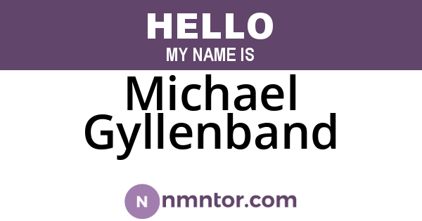 Michael Gyllenband