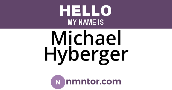Michael Hyberger
