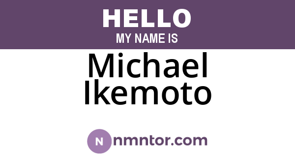 Michael Ikemoto