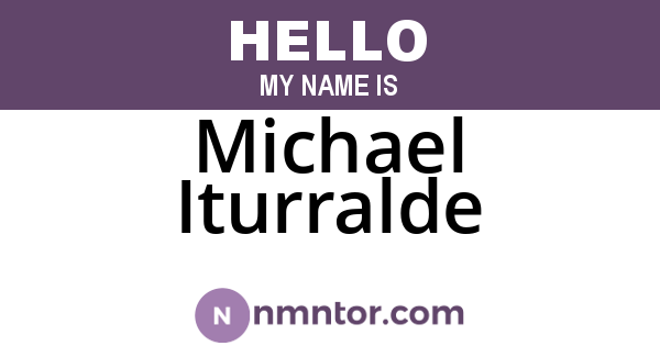 Michael Iturralde