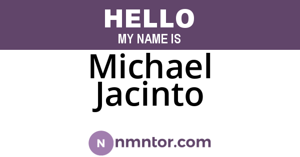 Michael Jacinto
