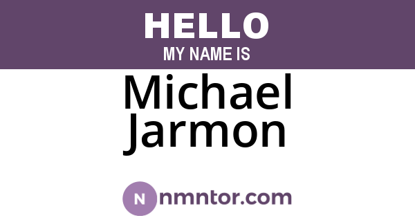 Michael Jarmon